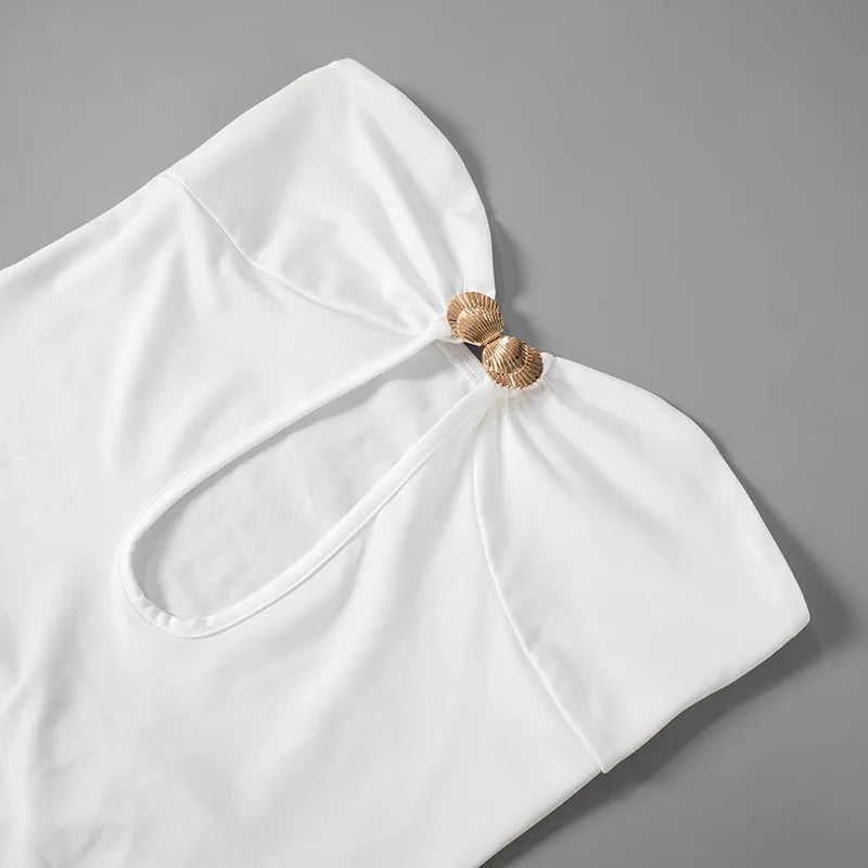 BANDEAU CUT-OUT DRESS