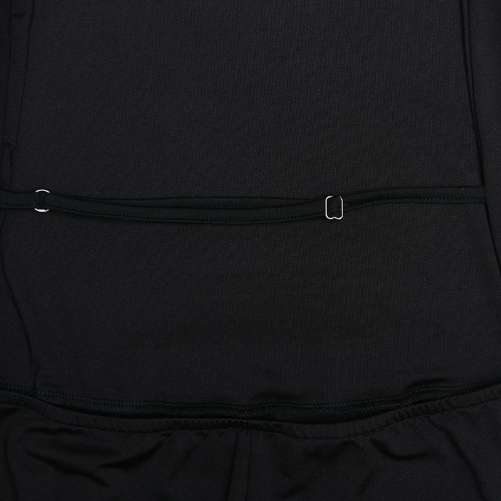 BACKLESS HALTER-NECK MAXI DRESS