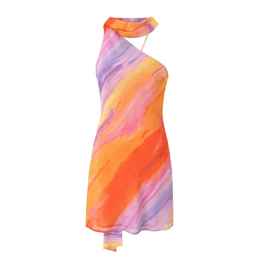 TIE-DYE CAMI DRESS