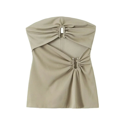 BANDEAU CUT-OUT TOP