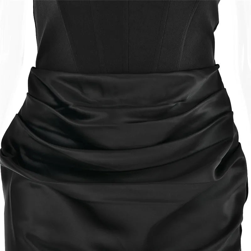 STRAPLESS CORSET STYLE DRESS